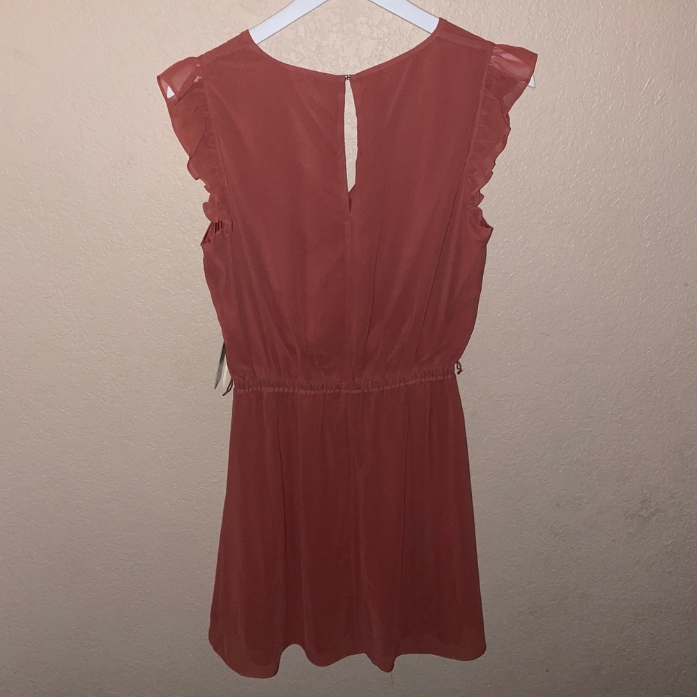 NWT Express Ruffle Sleeve Mini Dress - Picture 6 of 10